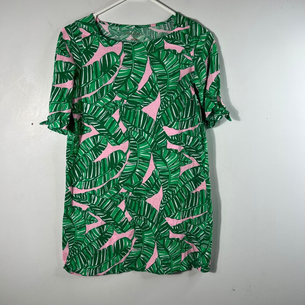 Lilly Pulitzer‎ Girls Mini Lidia Dress Lets Go Bananas Pattern XL 12 - 14